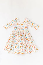 Load image into Gallery viewer, Emile Twirl Dress In TurkeyTime
