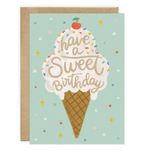 Load image into Gallery viewer, Ice Cream Birthday Card

