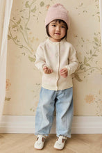 Load image into Gallery viewer, Cassie Jacquard Cardigan - Egret
