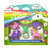 Load image into Gallery viewer, Unicorn Wished Scented Erasers Set Of 5
