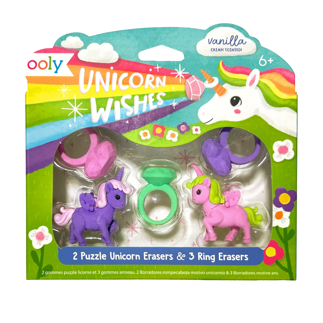 Unicorn Wished Scented Erasers Set Of 5