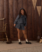 Load image into Gallery viewer, Tiered Mini Skirt Heart Ditsy
