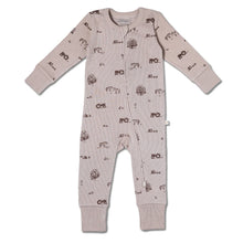 Load image into Gallery viewer, Organic 2-Way Zip Romper - Farm
