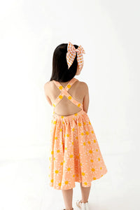 Sofia Dress In Blooming Sunshine Pocket Twirl Dress