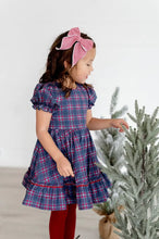 Load image into Gallery viewer, Aura Dress in Holiday Plaid | Poplin
