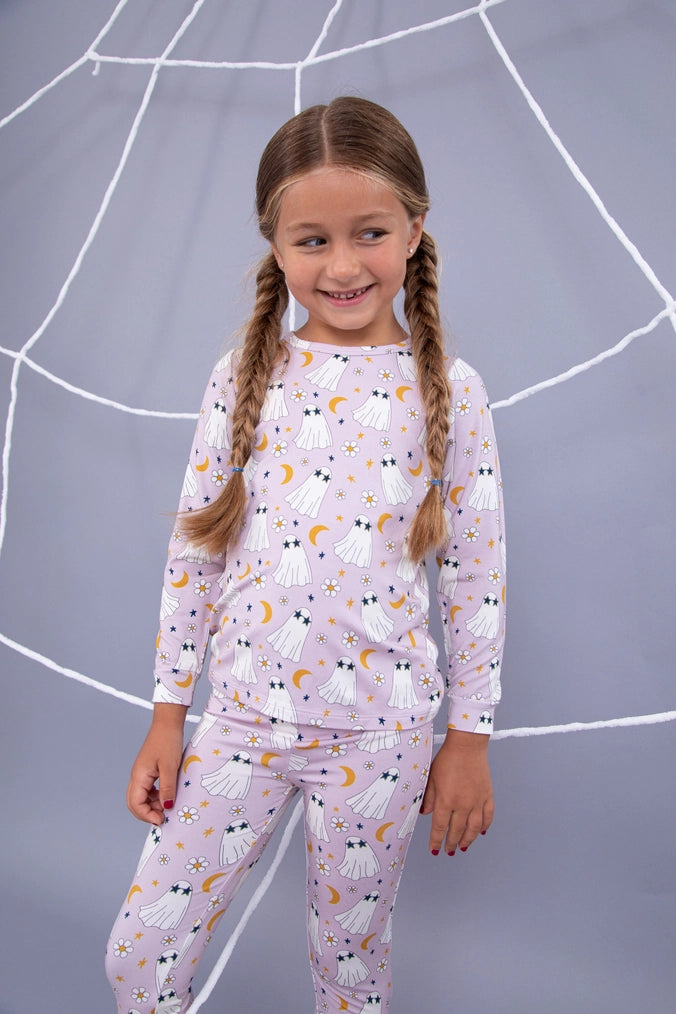 Kids Halloween Bamboo Pajamas - Ghouls Just Want To Have Fun