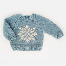 Load image into Gallery viewer, Snowflake Surf Blue Sweater
