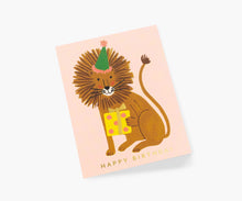 Load image into Gallery viewer, Lion Birthday Card
