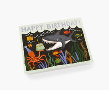 Load image into Gallery viewer, Shark Party Greeting Card
