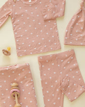 Load image into Gallery viewer, Bamboo Pajama Set - Pink Hearts
