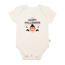 Load image into Gallery viewer, Graphic Organic Bodysuit - Halloween Pumpkin
