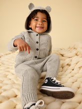 Load image into Gallery viewer, Cozy Baby Pants - Med Heather Grey
