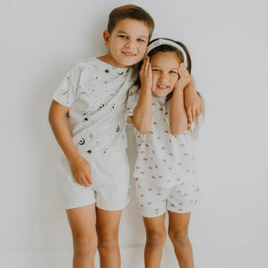 Baby Kid Organic Shorts - Ivory