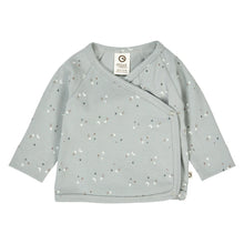 Load image into Gallery viewer, Stars Rib Cardigan With Cross Closure - Jasmin Blue
