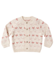 Load image into Gallery viewer, Knit Cardigan - Hearts
