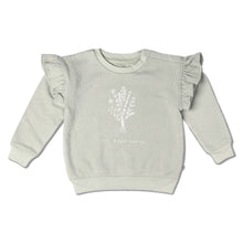 Load image into Gallery viewer, Organic Fleece Ruffle Sleeve Sweatshirt - Magic
