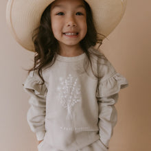 Load image into Gallery viewer, Organic Fleece Ruffle Sleeve Sweatshirt - Magic
