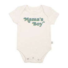 Load image into Gallery viewer, Baby Graphic Organic Bodysuit - Mama&#39;s Boy
