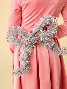 Velour Ballet Dress - Mauve Glow