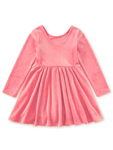 Velour Ballet Dress - Mauve Glow
