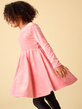 Load image into Gallery viewer, Velour Ballet Dress - Mauve Glow
