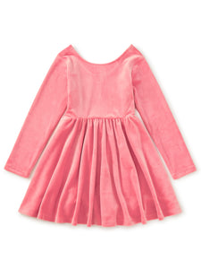 Velour Ballet Dress - Mauve Glow