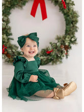 Load image into Gallery viewer, Mistletoe Emerald Dress
