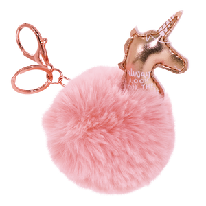 Metallic Unicorn Pom-Pom Clip