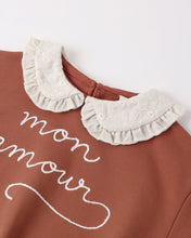Load image into Gallery viewer, Collared Sweatshirt - Mon Amour
