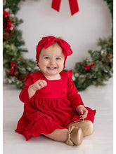 Load image into Gallery viewer, Merry ‘n Bright Red Velvet Dress
