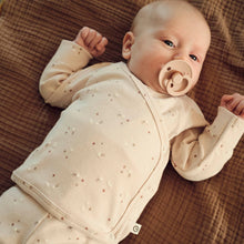 Load image into Gallery viewer, Stars Rib Cardigan With Cross Closure - Nightingale
