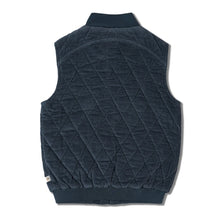 Load image into Gallery viewer, Organi Sleeveless Quilted Corduroy Jacket - Hale Navy
