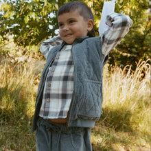 Load image into Gallery viewer, Organi Sleeveless Quilted Corduroy Jacket - Hale Navy

