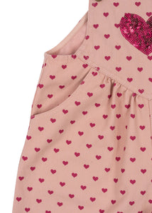 Nola Sequin Overalls - Berry Coeur