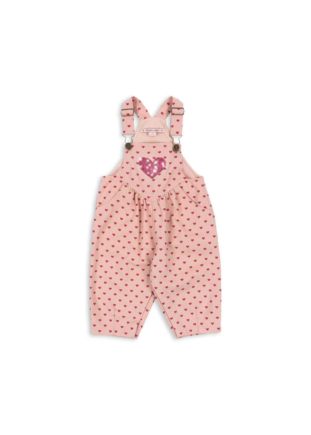 Nola Sequin Overalls - Berry Coeur