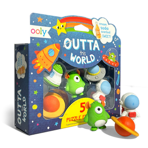 Outta This World Scented Puzzle Eraser Set of 5