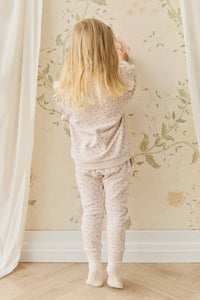 Organic Cotton Lilith Track Pant - Victoria Blush