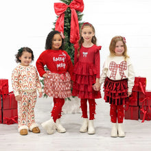 Load image into Gallery viewer, Christmas Pearl Long Sleeve Tutu Dress

