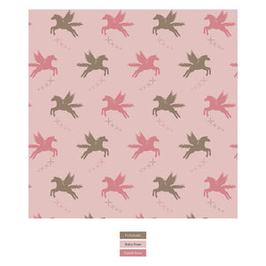 Print Long Sleeve PJ Set Baby Rose Pegasus