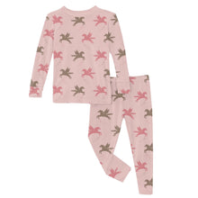 Load image into Gallery viewer, Print Long Sleeve PJ Set Baby Rose Pegasus
