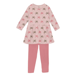 Print Long Sleeve Playtime Outfit Set Baby Rose Pegasus