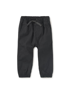 Woven Baby Joggers - Pepper