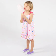 Load image into Gallery viewer, Marcie Dress - Pink With Stars
