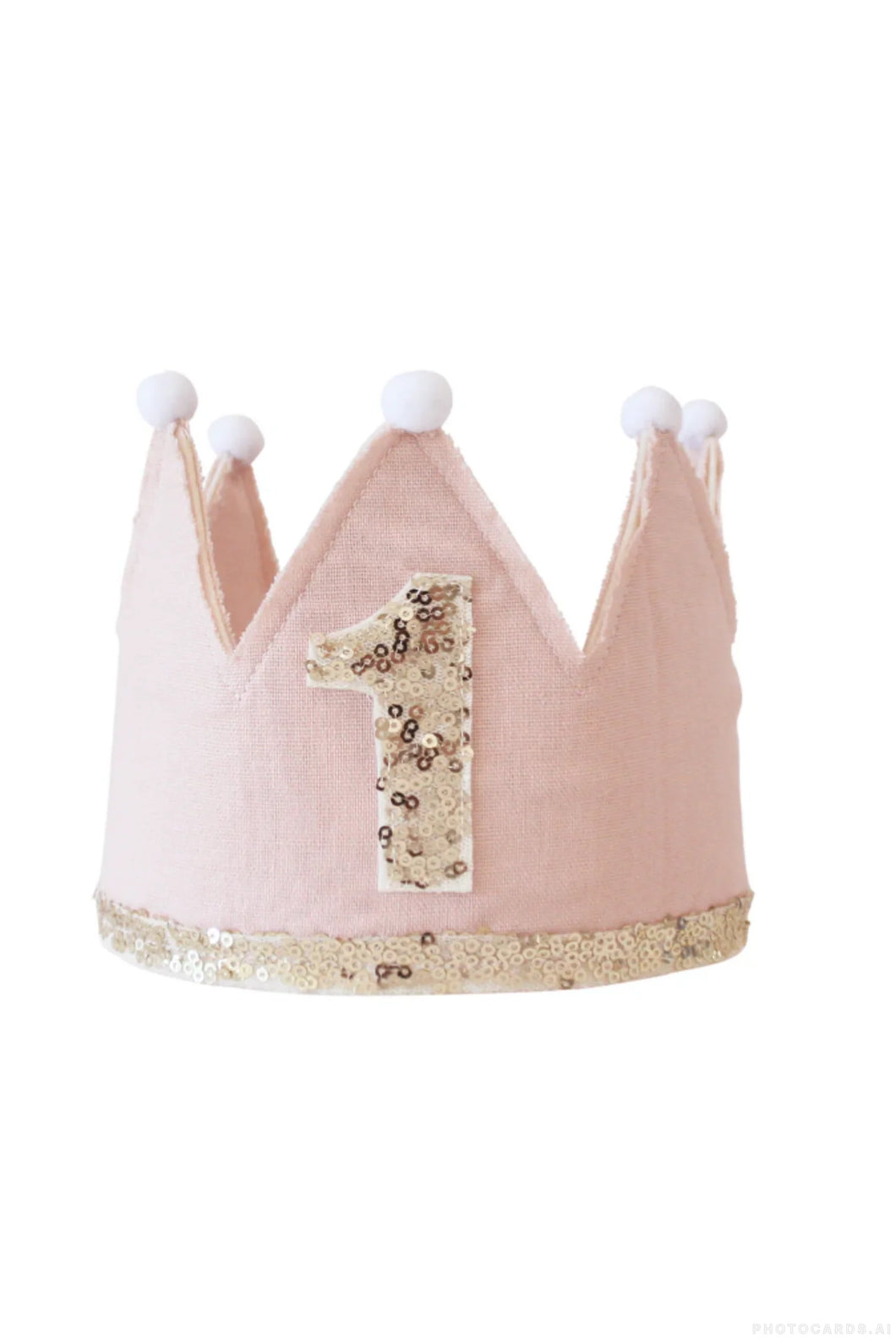 1st Birthday Crown Pink