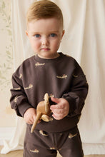 Load image into Gallery viewer, Organic Cotton Peyton Sweatshirt - Pilot, Planes Bistre
