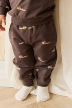 Load image into Gallery viewer, Organic Cotton Dominic Track Pant - Pilot Planes Bistre
