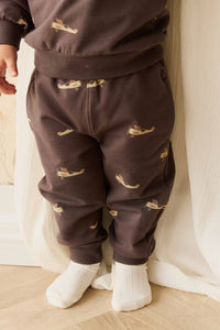Organic Cotton Dominic Track Pant - Pilot Planes Bistre