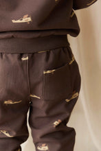 Load image into Gallery viewer, Organic Cotton Dominic Track Pant - Pilot Planes Bistre
