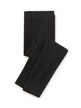 Load image into Gallery viewer, Pointelle Leggings Jet Black

