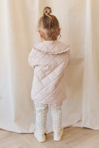 Organic Cotton Lilith Track Pant - Posy Garden Pink
